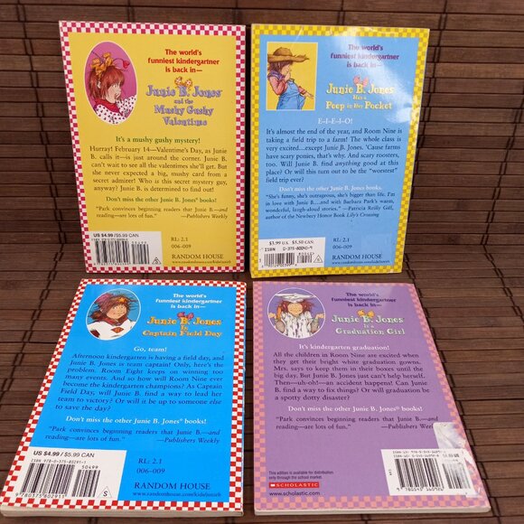 Lot 17 Junie B Jones Series Barbara Park 1-17 PB Book Set RL 2 - Picture 13 of 13